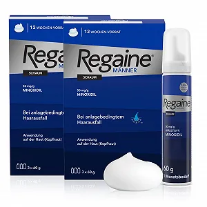 Піна REGAINE для Чоловіків 50мг/г Міноксидил, 6 місяців, 2 x 3 x 60г - Фото 1