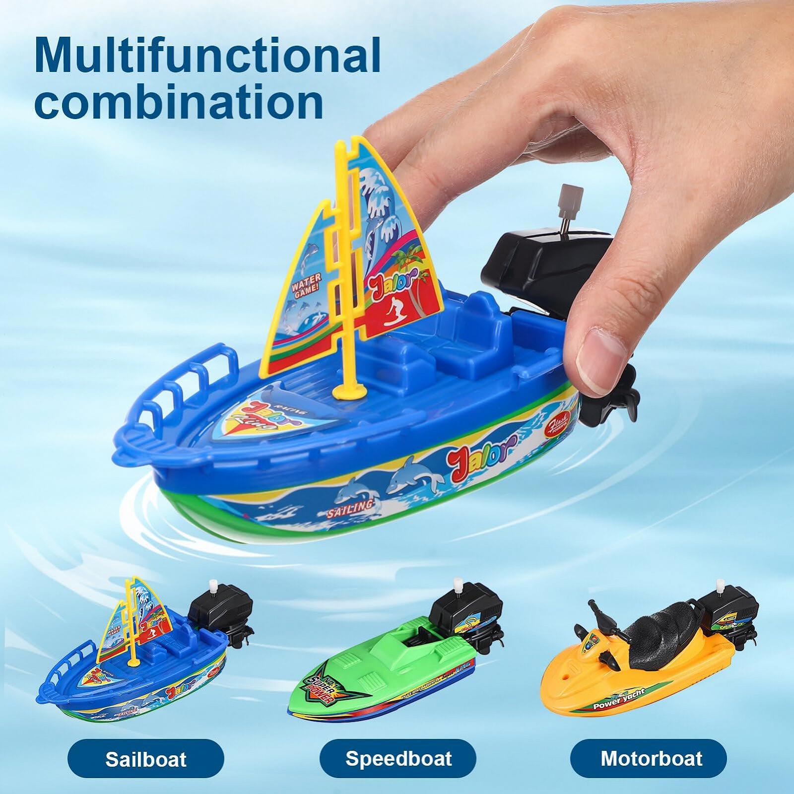 Набор игрушечных челноков для ванной, 6 шт., фото №2