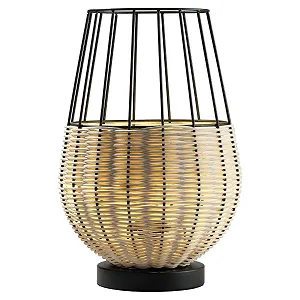 Настільна лампа casa NOVA висота 38,5 см, метал, коричнево-чорна - Фото 1