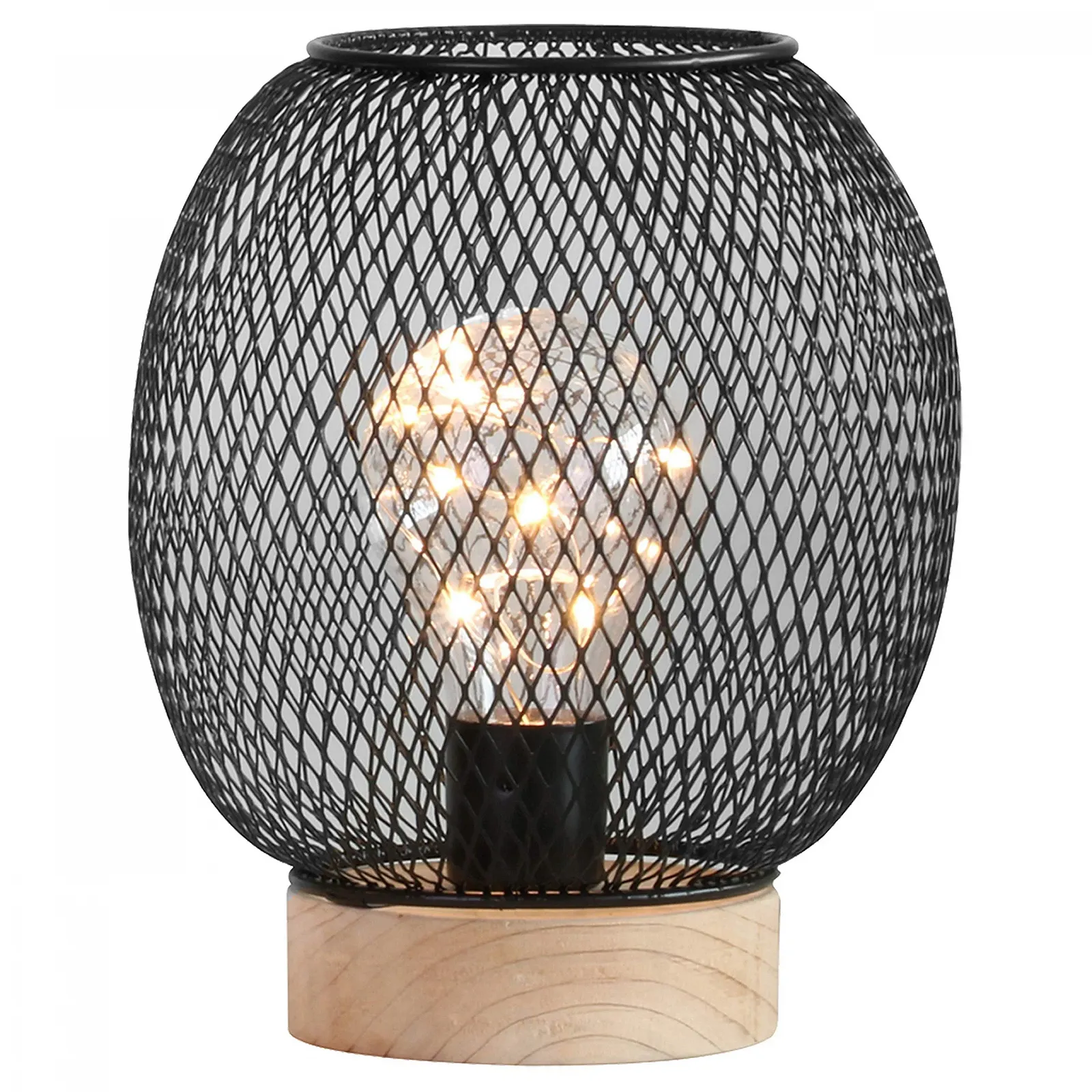 Настільна лампа Industrial Vintage Retro Battery Operated LED, фото №1