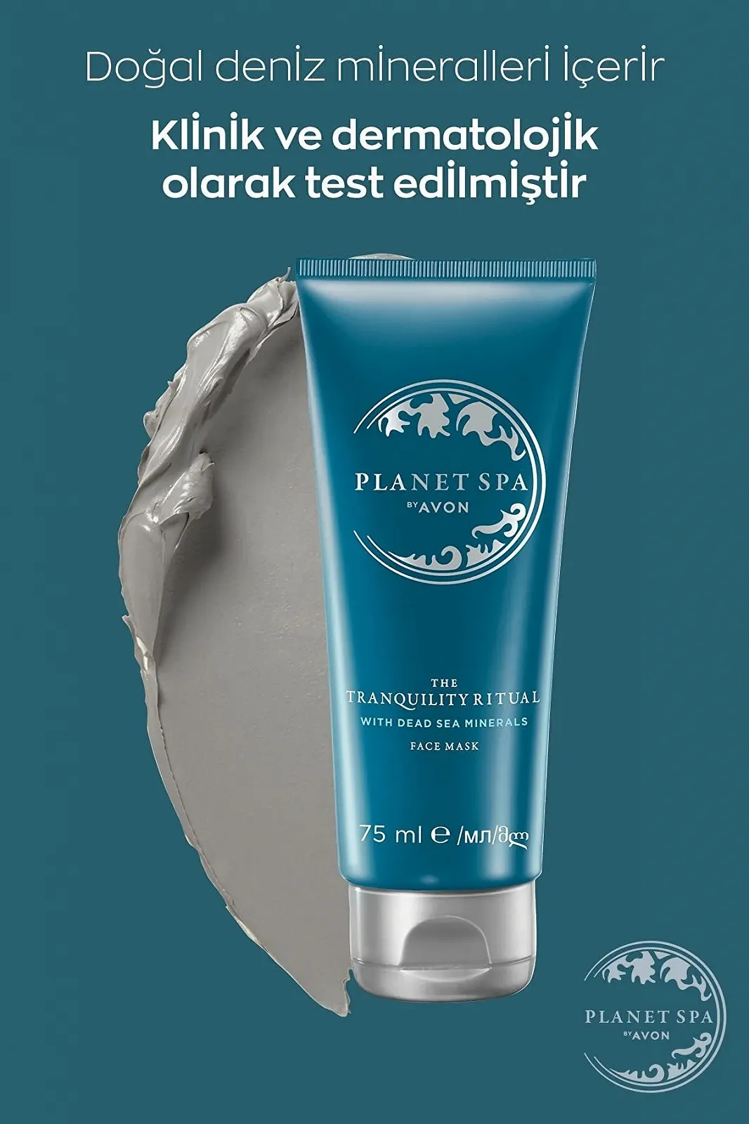 Маска для лица Avon Planet Spa The Tranquility Ritual с минералами Мёртвого моря 75 мл, фото №2