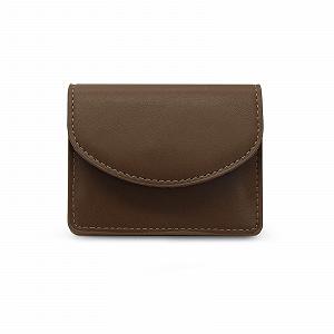Кошелек MultiValue Тонкий Женский Маленький Кожаный Серый - Фото 1