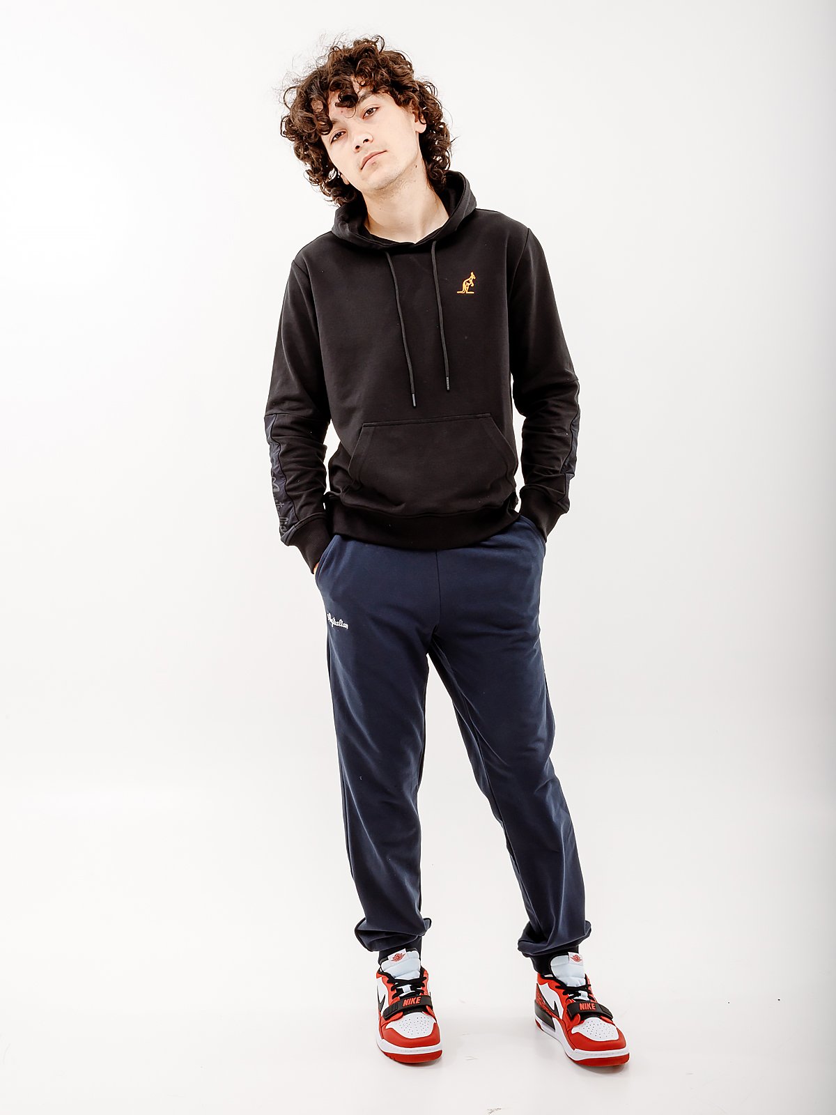 Штани AUSTRALIAN ESSENTIAL FLEECE PANTS RIB BOTTOM S, фото №4