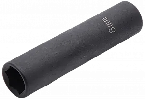 Головка ударная SW-Stahl 1/4", 8 мм, экстраглубокая - Фото 1