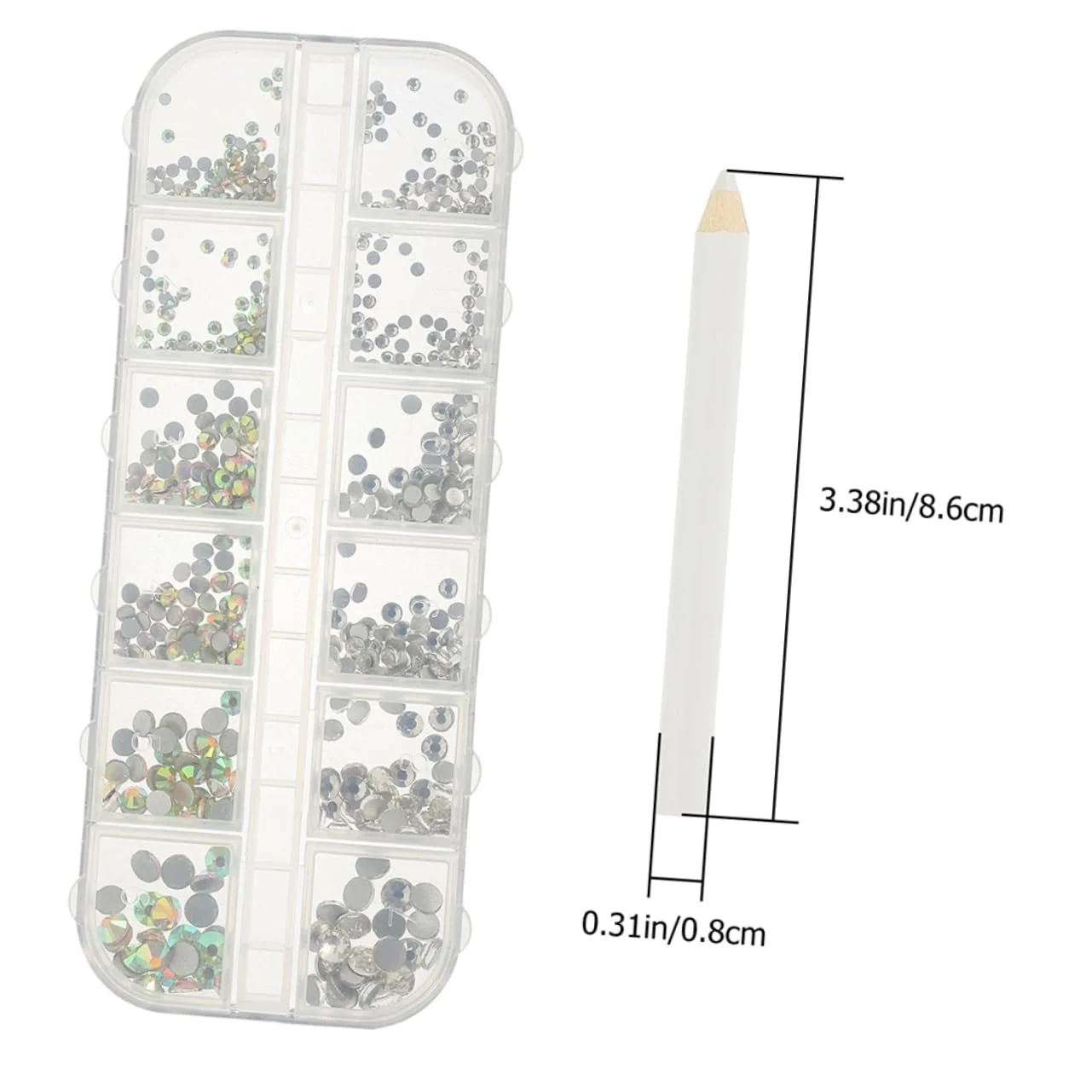 Набор страз для ногтей minkissy 3D, фото №5