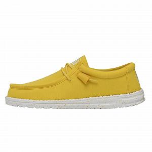 Туфли HEYDUDE Wally Slub Canvas Moc Toe для мужчин - Фото 1