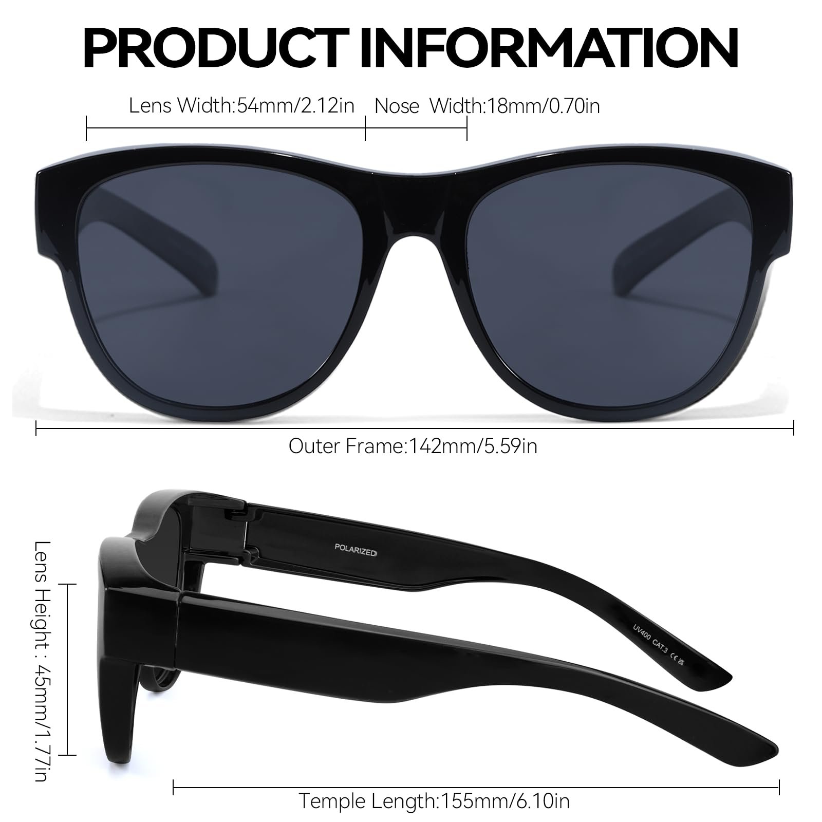 Поляризовані окуляри Myiaur для жінок TR90 Модна оправа UV400 захист, фото №4 Поляризовані окуляри Myiaur для жінок TR90 Модна оправа UV400 захист, фото №4