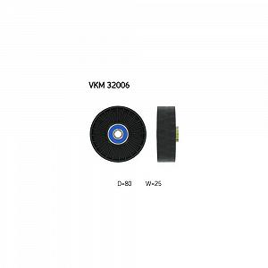 Ролик обвідний/напрямний SKF VKM 32006 для поліклинового ременя, середній - Фото 1