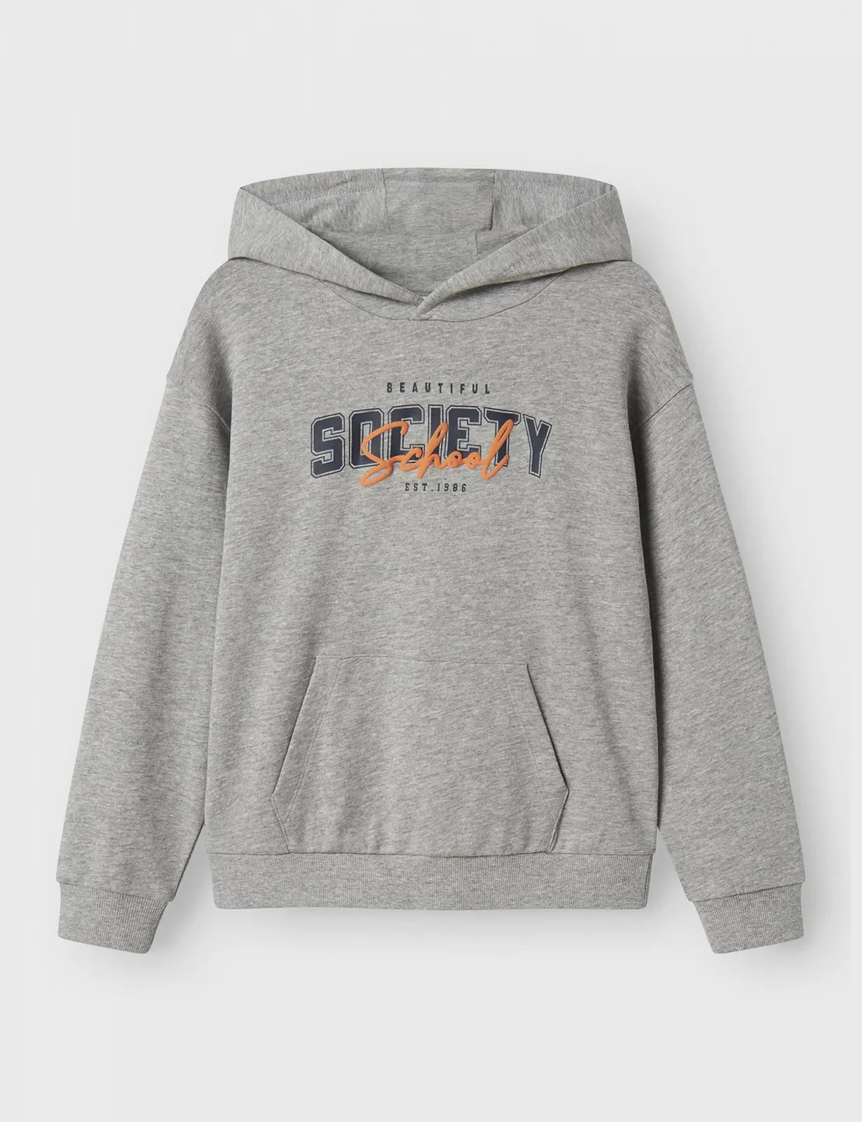 Толстовка NAME IT Nkmlucas LS RLX Sweat Wh Bru, фото №3