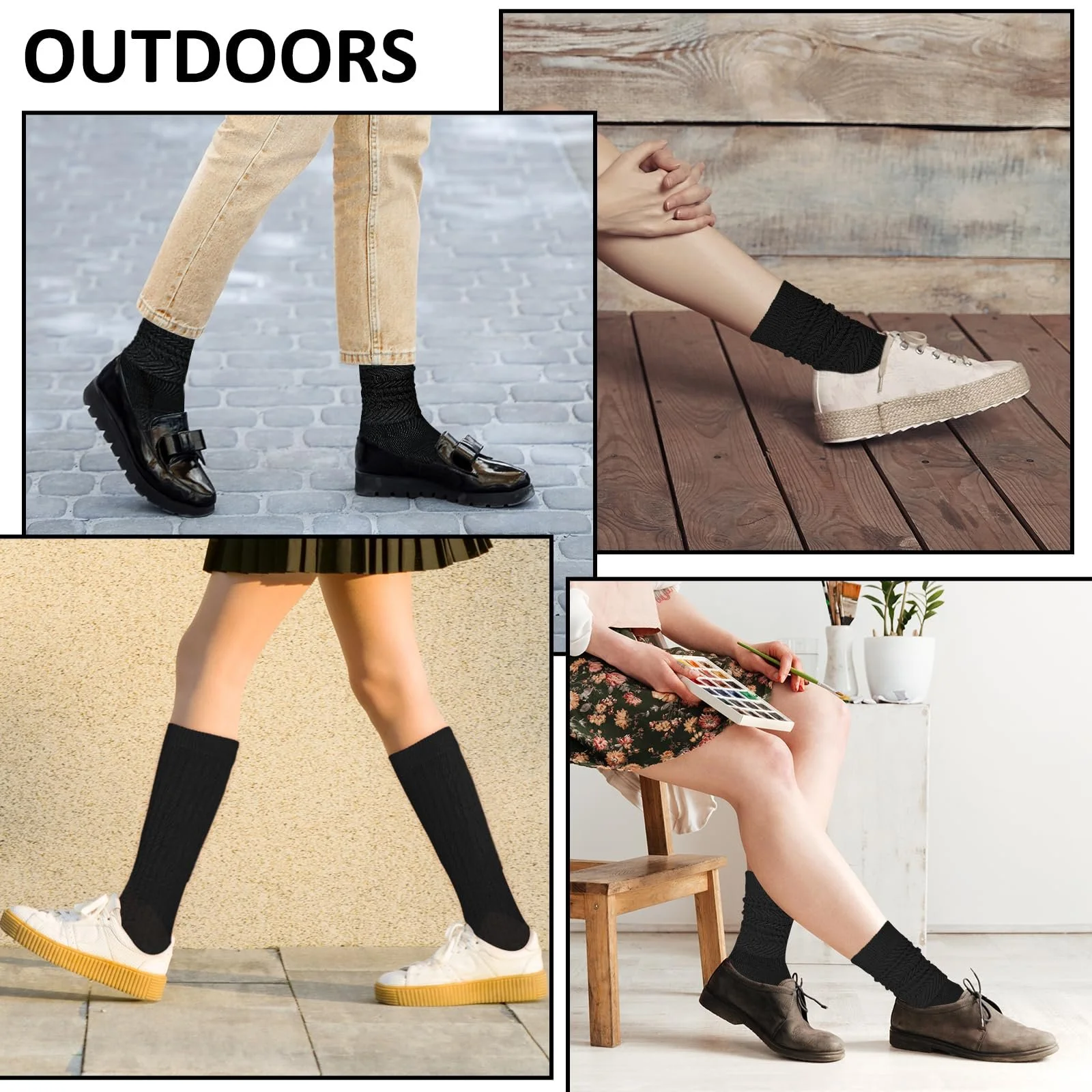 Шкарпетки Lusofie 2 пари, м'які бавовняні, фото №4