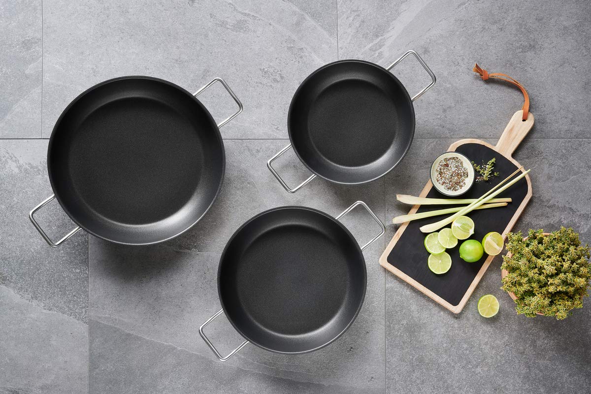 Сковорода Schulte-Ufer Industar 163048-28 Сріблястий/Чорний, фото №5