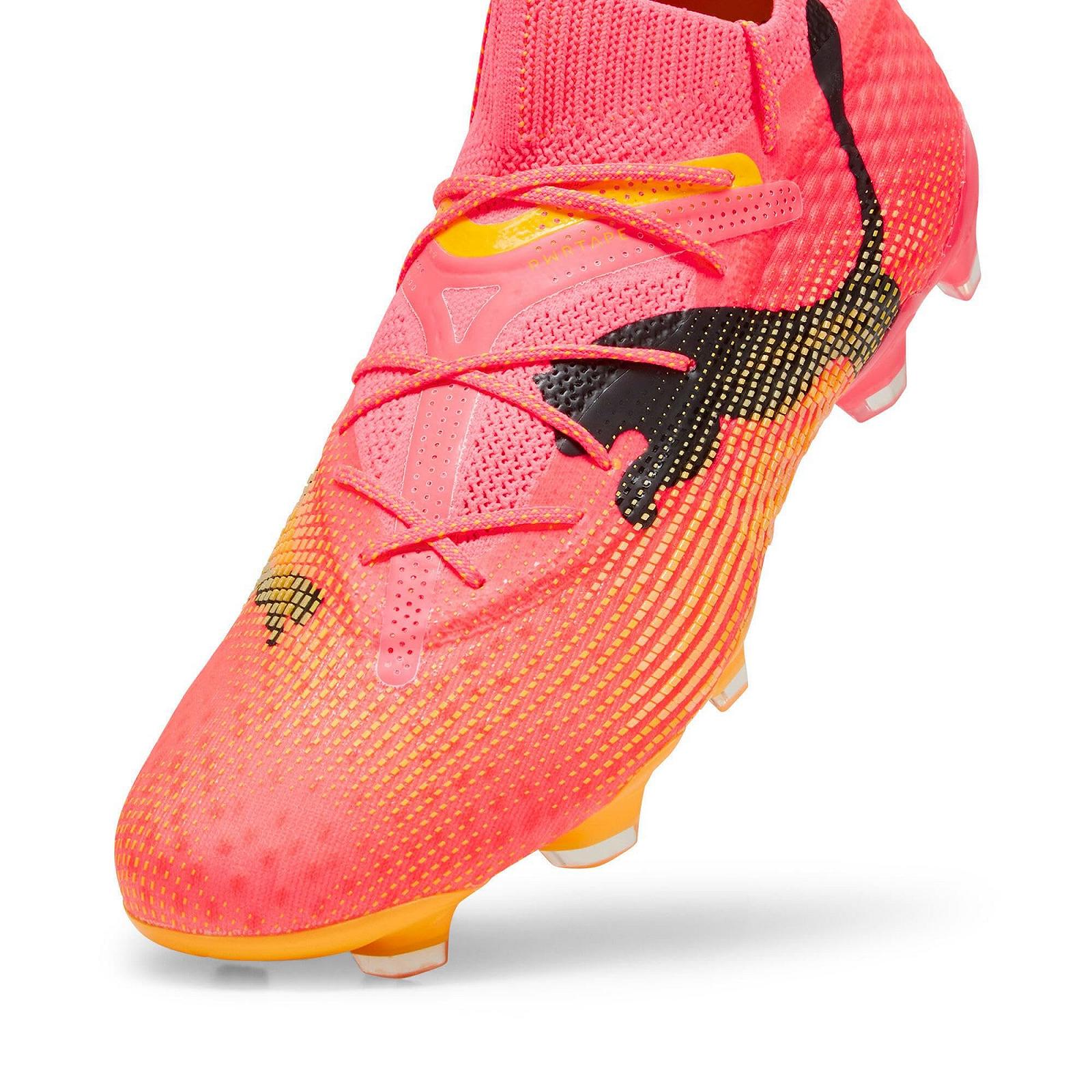 Футбольные бутсы PUMA Future 7 Ultimate FG/AG Phenomenal, белый, черный, розовый, фото №7
