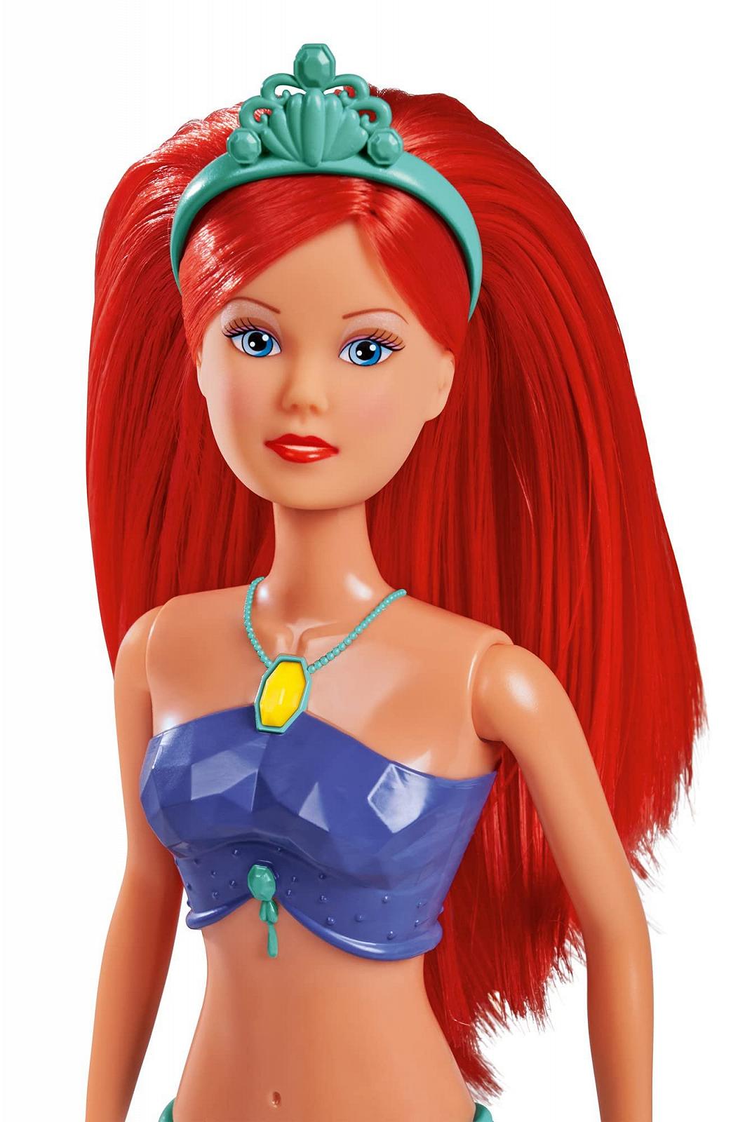 Лялька Steffi Love Sparkle Mermaid 39 см блискуча русалка з яскравою райдужною зміною кольору, фото №4