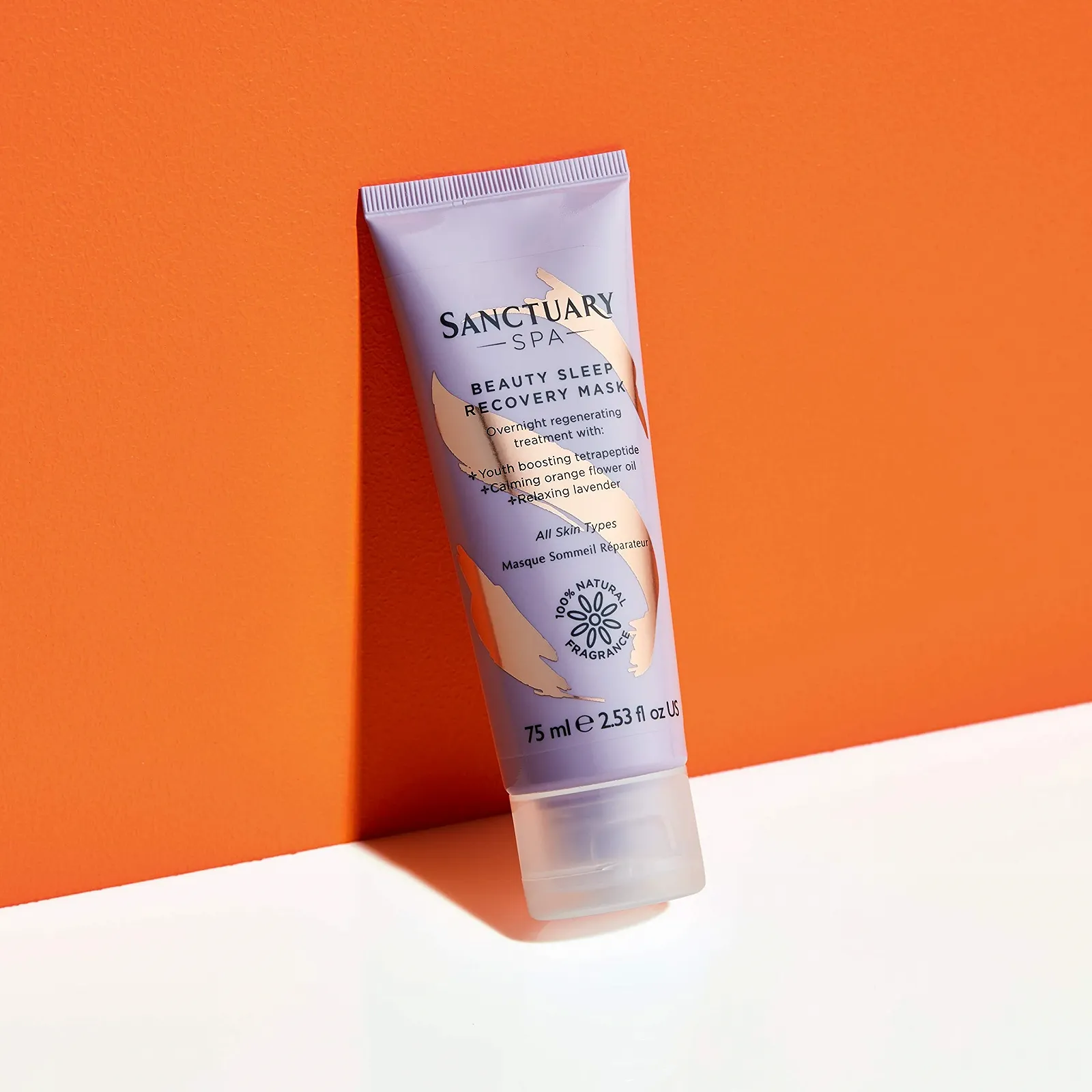 Маска для обличчя Sanctuary Spa Leave On Beauty Sleep Recovery з лавандою, 75 мл, фото №4