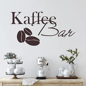 Наклейка на стіну GRAZDesign 080 Кава-бар 95 x 50 см Коричнева - Фото 1