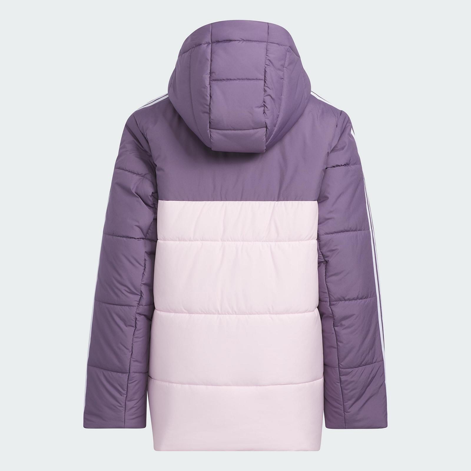Куртка adidas Colorblocked Padded для дівчат, дитяча, середня вага, фото №2