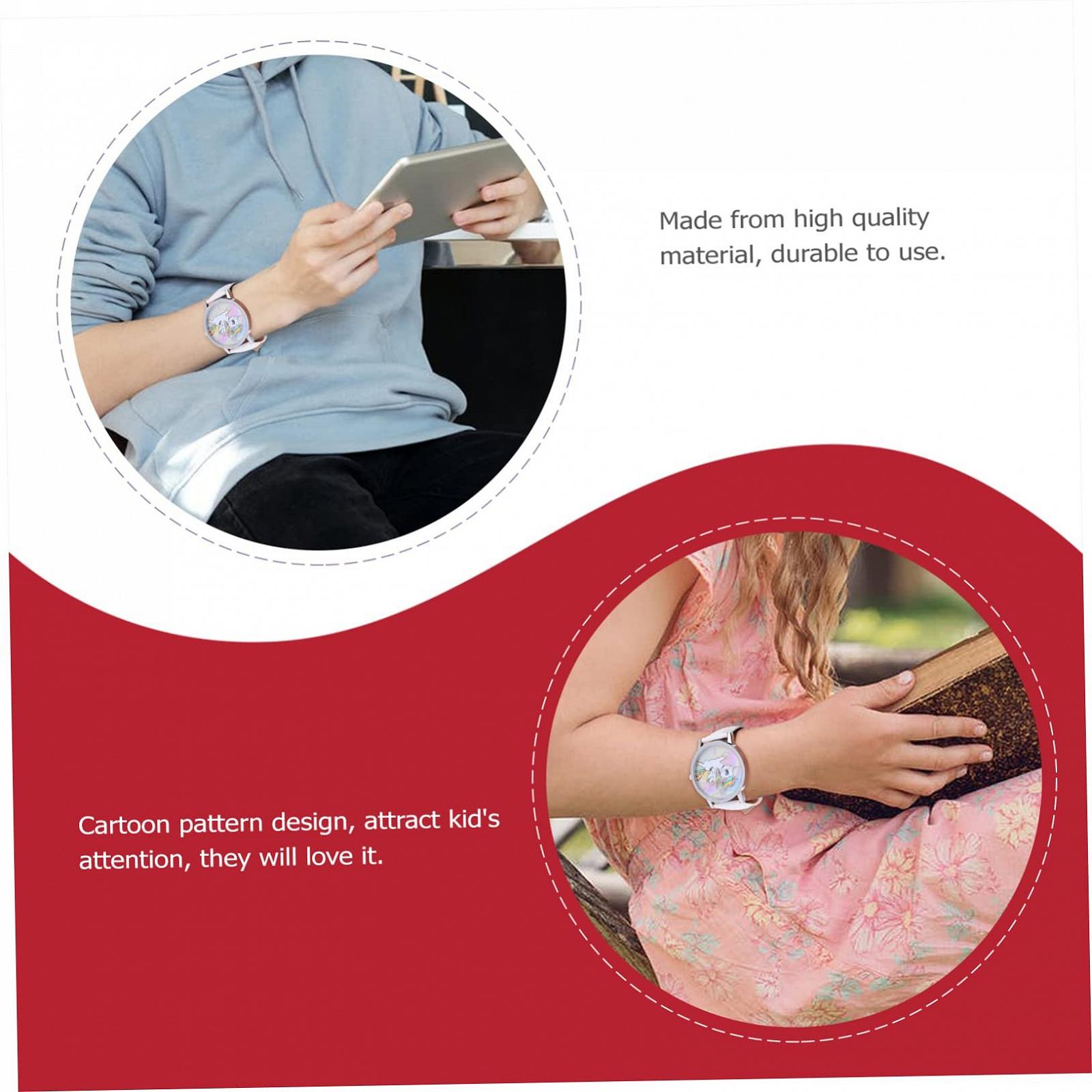 Годинник кварцовий Healvian Einhorn мультяшний регульований для жінок, фото №9