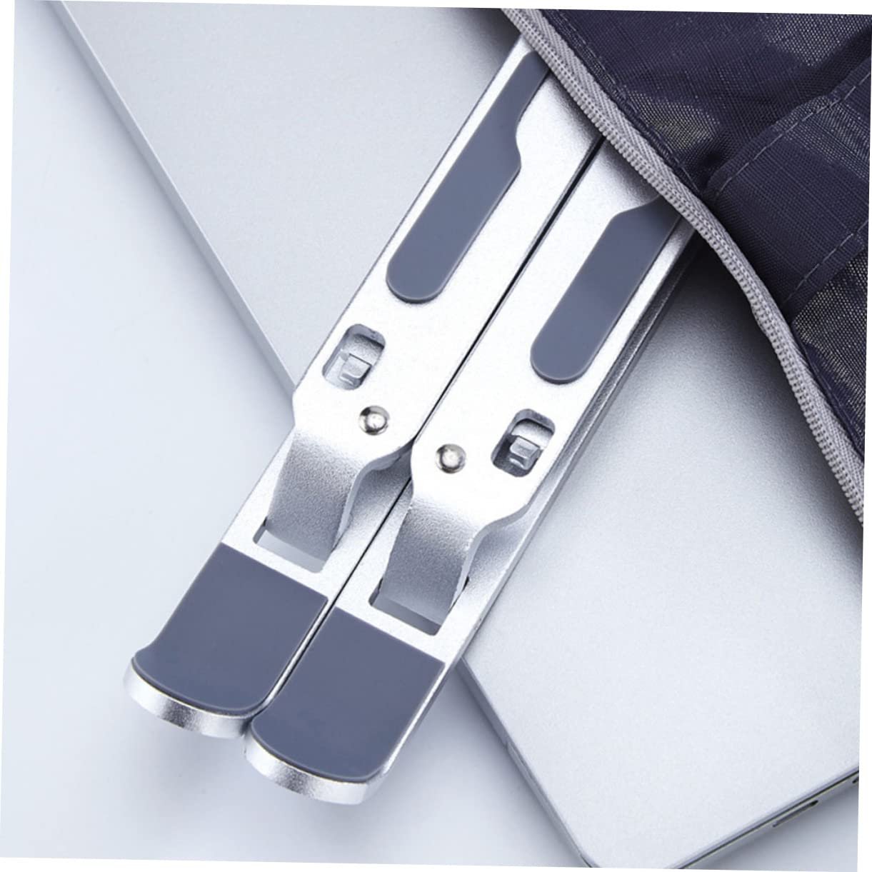 Підставка для ноутбука SOIMISS Регульована по висоті Алюмінієвий сплав Складна, фото №6 Підставка для ноутбука SOIMISS Регульована по висоті Алюмінієвий сплав Складна, фото №6