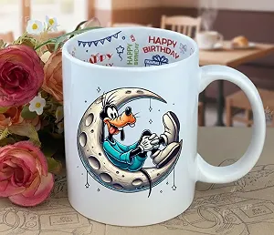 Чашка Goofy Дісней з принтом керамічна 330 мл Uk_HB_59 - Фото 1