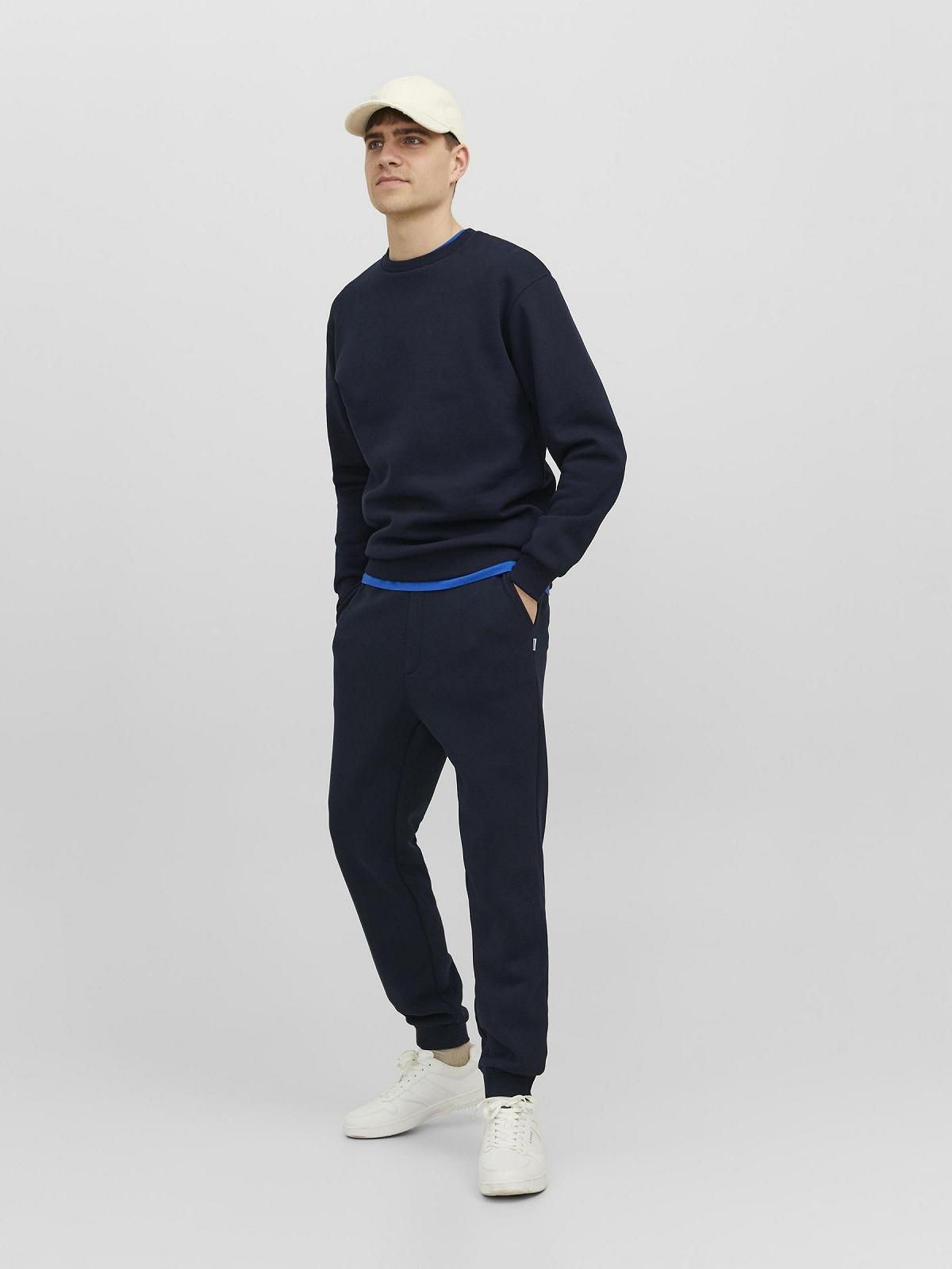 Чоловічий світшот JACK & JONES однотонний, фото №6