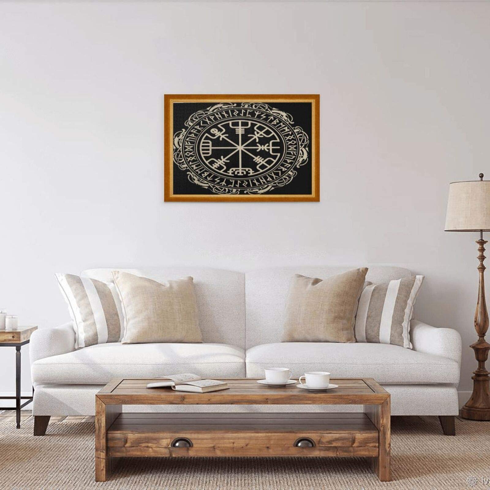 Пазл Кельтский магический компас рун Викингов 1000 элементов Черный, фото №7 Пазл Кельтский магический компас рун Викингов 1000 элементов Черный, фото №7