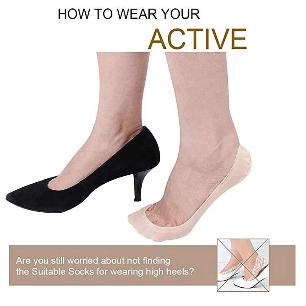 Невидимые носки Женские, 6 пар, Бесшовные носки, Носки для тренировок с нескользящим силиконом, для мужчин, для тренажеров, лоферов, летние, нейлон, телесный цвет, фото №6 Невидимые носки Женские, 6 пар, Бесшовные носки, Носки для тренировок с нескользящим силиконом, для мужчин, для тренажеров, лоферов, летние, нейлон, телесный цвет, фото №6