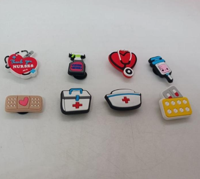 Джибітси: медичні історії - 8 шт, аксесуари для кроксів, фото №2