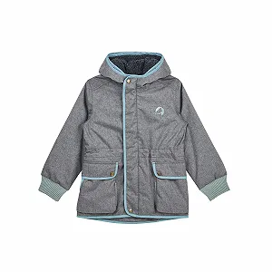 Дитяча куртка 2-в-1 Finkid Kamu Ice Вулична знімною стьобаною підкладкою і світловідбиваючим принтом тварин - Фото 1