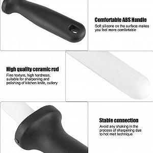 Мусат керамический Fafeicy Ceramic Grinding Stick для ножей и ножниц synthetic.ua - Фото 1