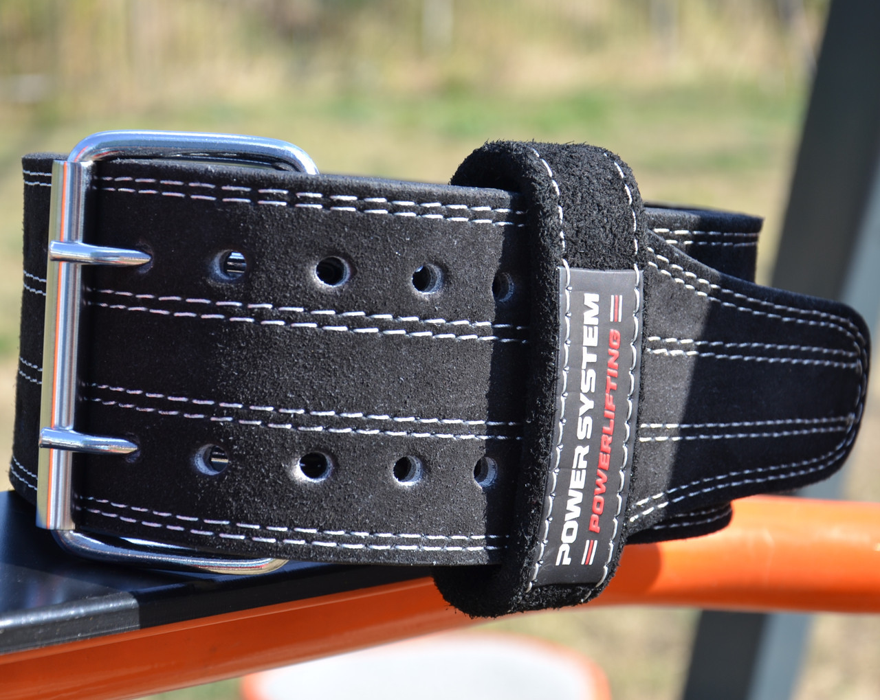 Пояс для пауерліфтингу Power System PS-3800 PowerLifting шкіряний Black XXL, фото №9