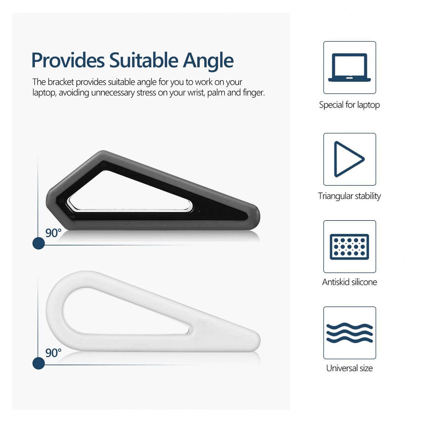 Подставка для ноутбука (4 шт.) Регулируемая по высоте Нескользящая подставка для ноутбука Вентилируемая Эргономичная для стола Дома Офиса Совместима с MacBook Планшетом, фото №5 Подставка для ноутбука (4 шт.) Регулируемая по высоте Нескользящая подставка для ноутбука Вентилируемая Эргономичная для стола Дома Офиса Совместима с MacBook Планшетом, фото №5