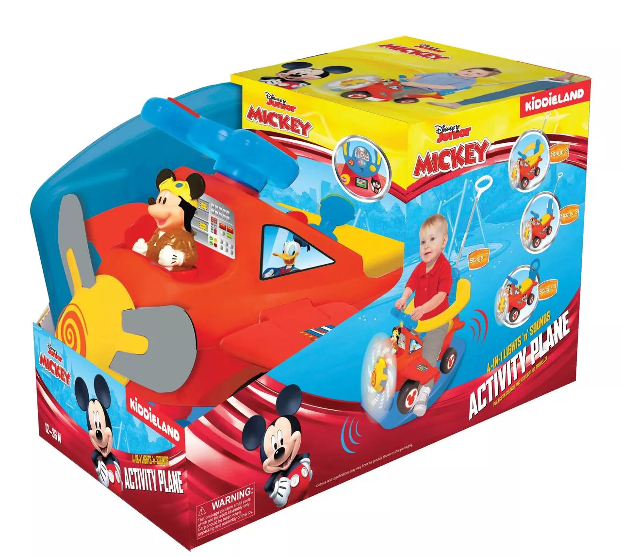 Чудомобиль Микки Маус три в одном Kiddieland 053587, фото №6 Чудомобиль Микки Маус три в одном Kiddieland 053587, фото №6