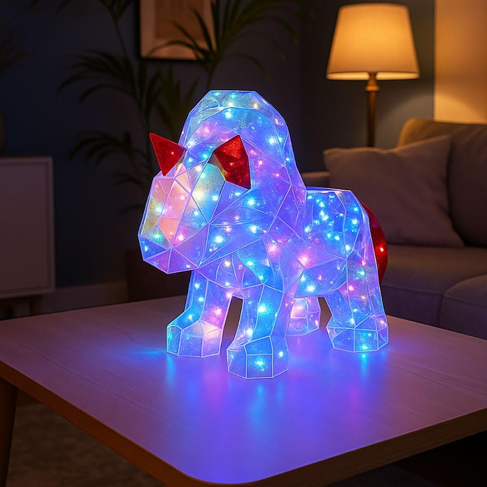 Настольная лампа GLOBO Horse Bag Crystal Effect LED 26 см, фото №4