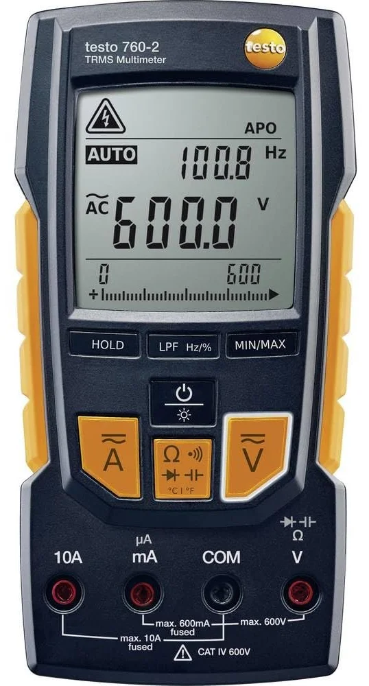 Мультиметр Testo 760-2 Черно-желтый, фото №1