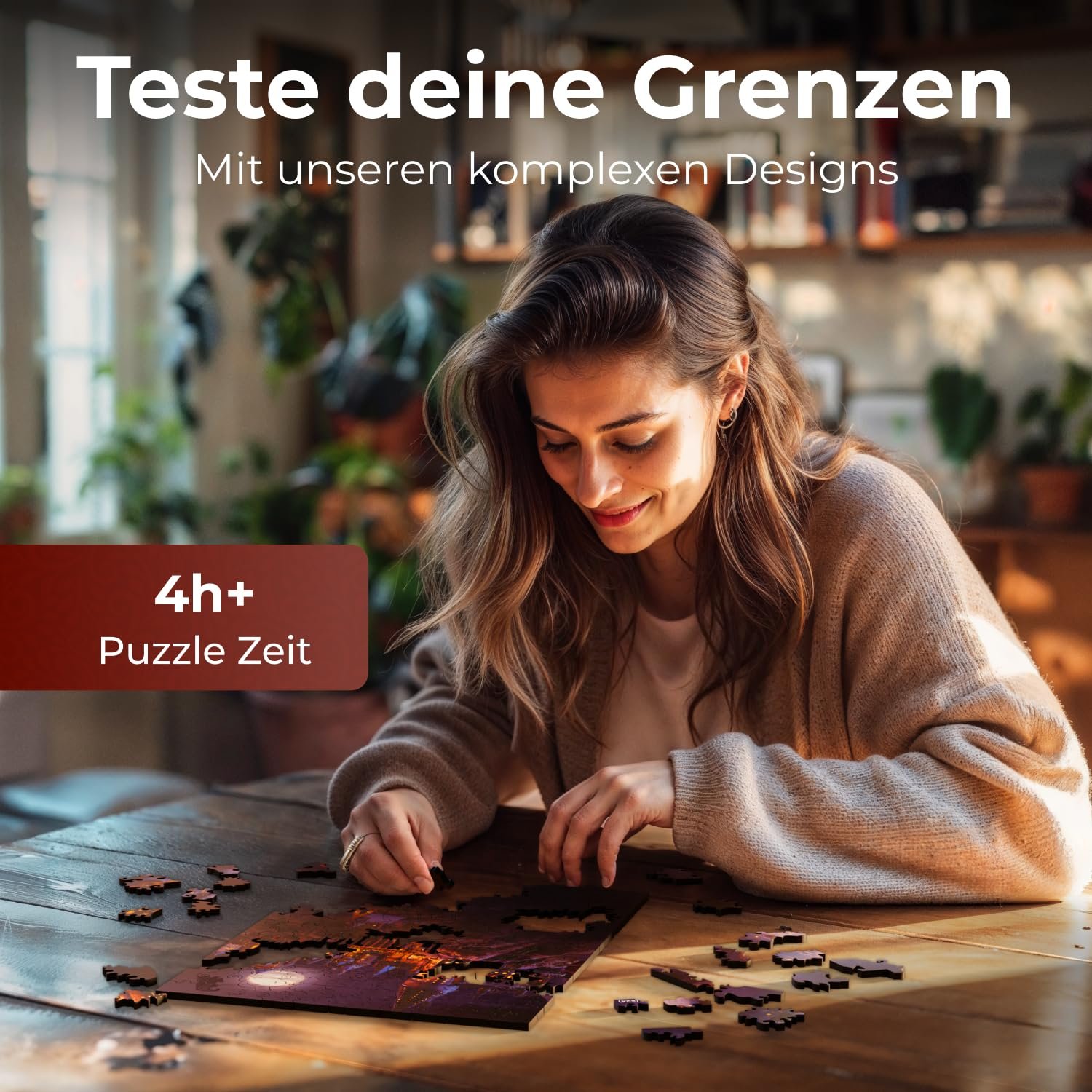 Деревянный пазл Crafthub Premium Harry Potter Boats to Hogwarts A3 205 деталей UV-печать 27.5 см x 38 см, фото №4