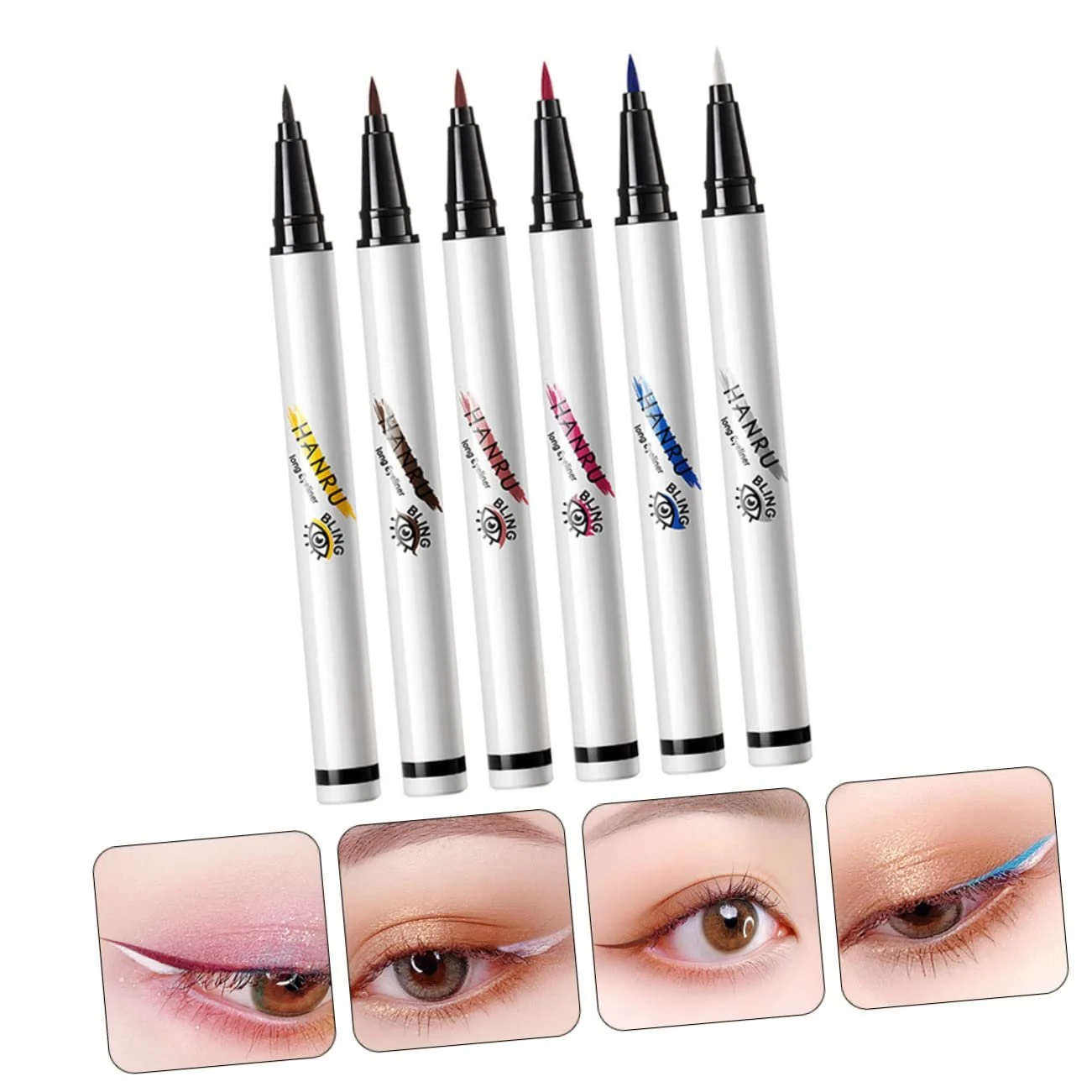 Набор подводок для глаз Beavorty, цветные, фото №7