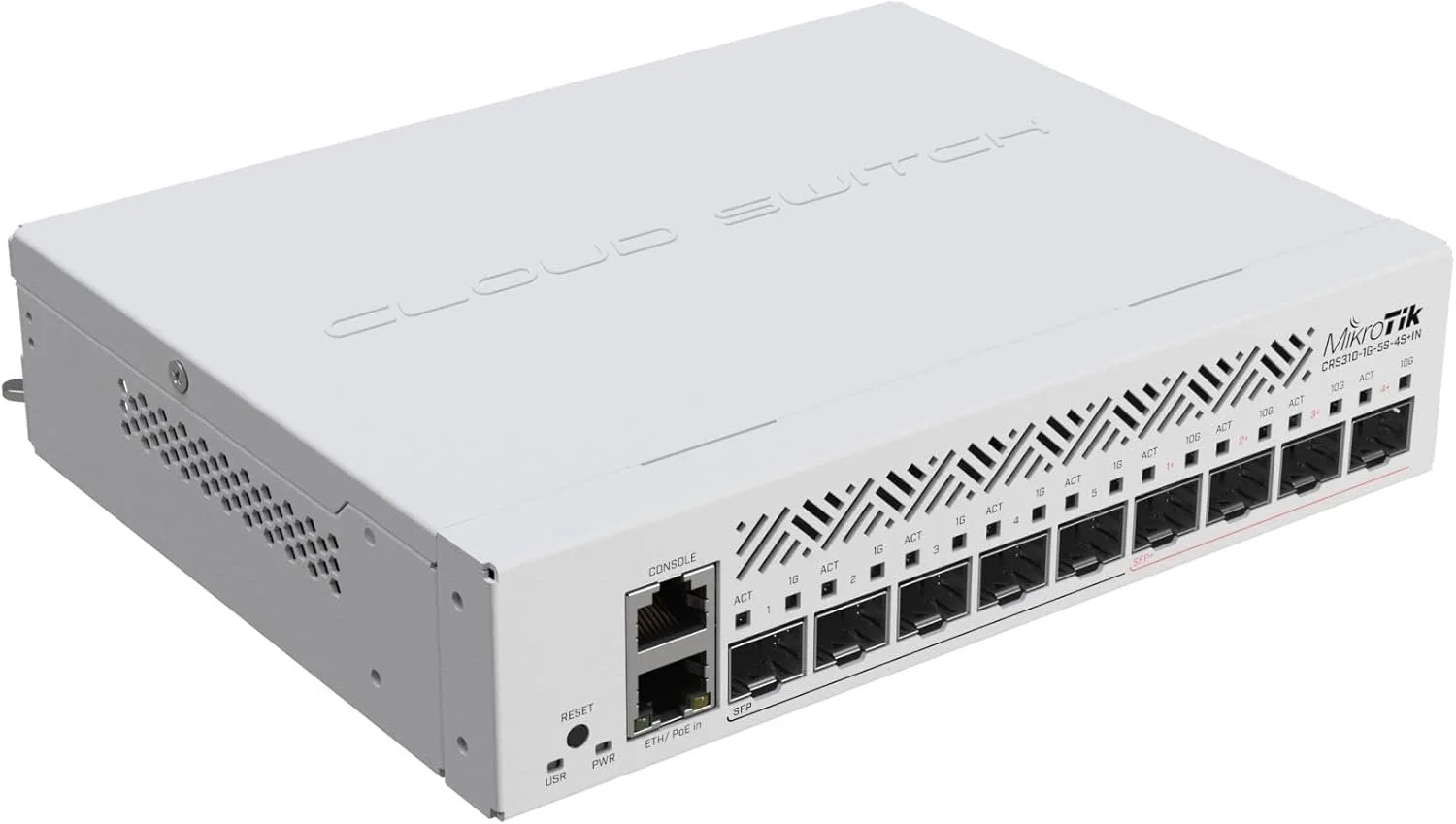 Коммутатор MikroTik CRS310-1G-5S-4S+IN Белый, фото №3