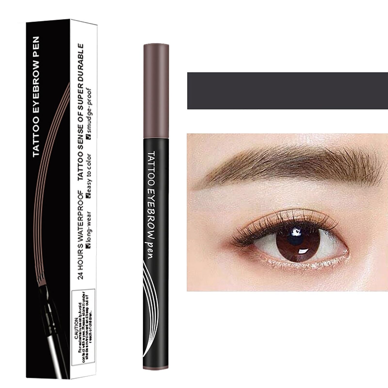 Олівець Microblading рідкий Micro 4-Spitze Brow Pen водостійкий природний, фото №1