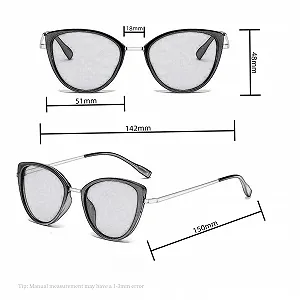 Модные солнцезащитные очки «кошачий глаз» WDZAYXC для женщин и мужчин с защитой от ультрафиолета synthetic.ua - Фото 1