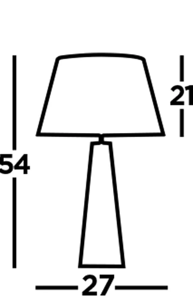 Настільна лампа LED Металева з тканинним абажуром Чорна/Золота, фото №4