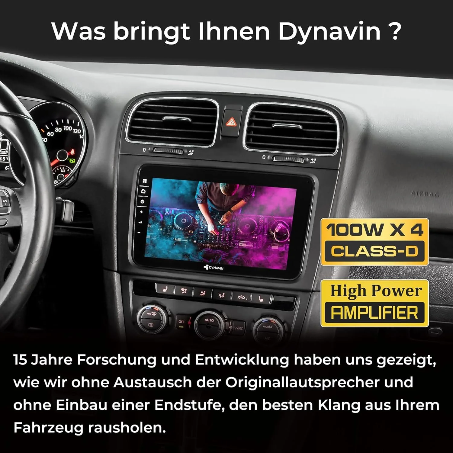 Штатна автомагнітола Dynavin D8 V8 Premium Flex для VW Passat Golf Polo Tiguan Skoda / 8" / Сенсорна / Apple CarPlay / Android Auto / Bluetooth / GPS / USB / DAB+, фото №3