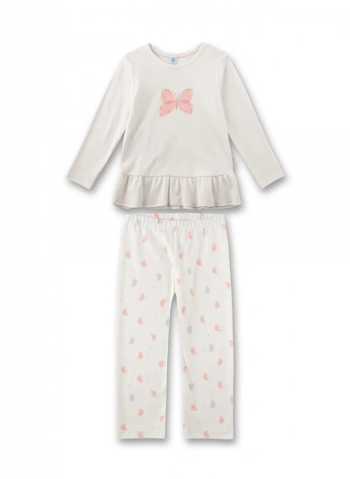 Піжама Sanetta Довга для Дівчат Off-White, фото №1 Піжама Sanetta Довга для Дівчат Off-White, фото №1