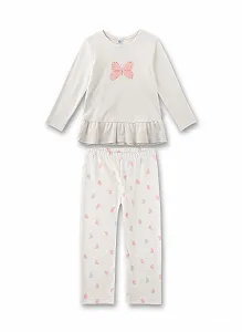 Купити Піжама Sanetta Довга для Дівчат Off-White - Фото 1 Піжама Sanetta Довга для Дівчат Off-White - Фото 1