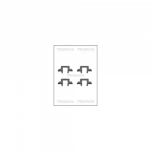 Комплект принадлежностей, дисковые тормозные колодки TRISCAN 8105 381612 для, передний мост - Фото 1