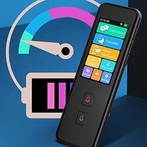 AI Переводчик Naroote 2.45 in Сенсорный экран 138 онлайн 15 офлайн языков 1 GB 8 GB памяти Фото Звуковой перевод Двусторонний языковой synthetic.ua - Фото 1