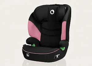 Дитяче автокрісло Lionelo Lars i-Size / 100-150 см / 4-12 років / Найновіший стандарт R129 / Чорно-рожевий synthetic.ua - Фото 1
