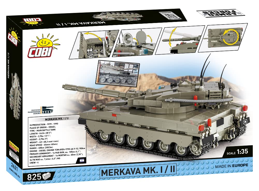 Конструктор Cobi Merkava Mk. 1/2, фото №2