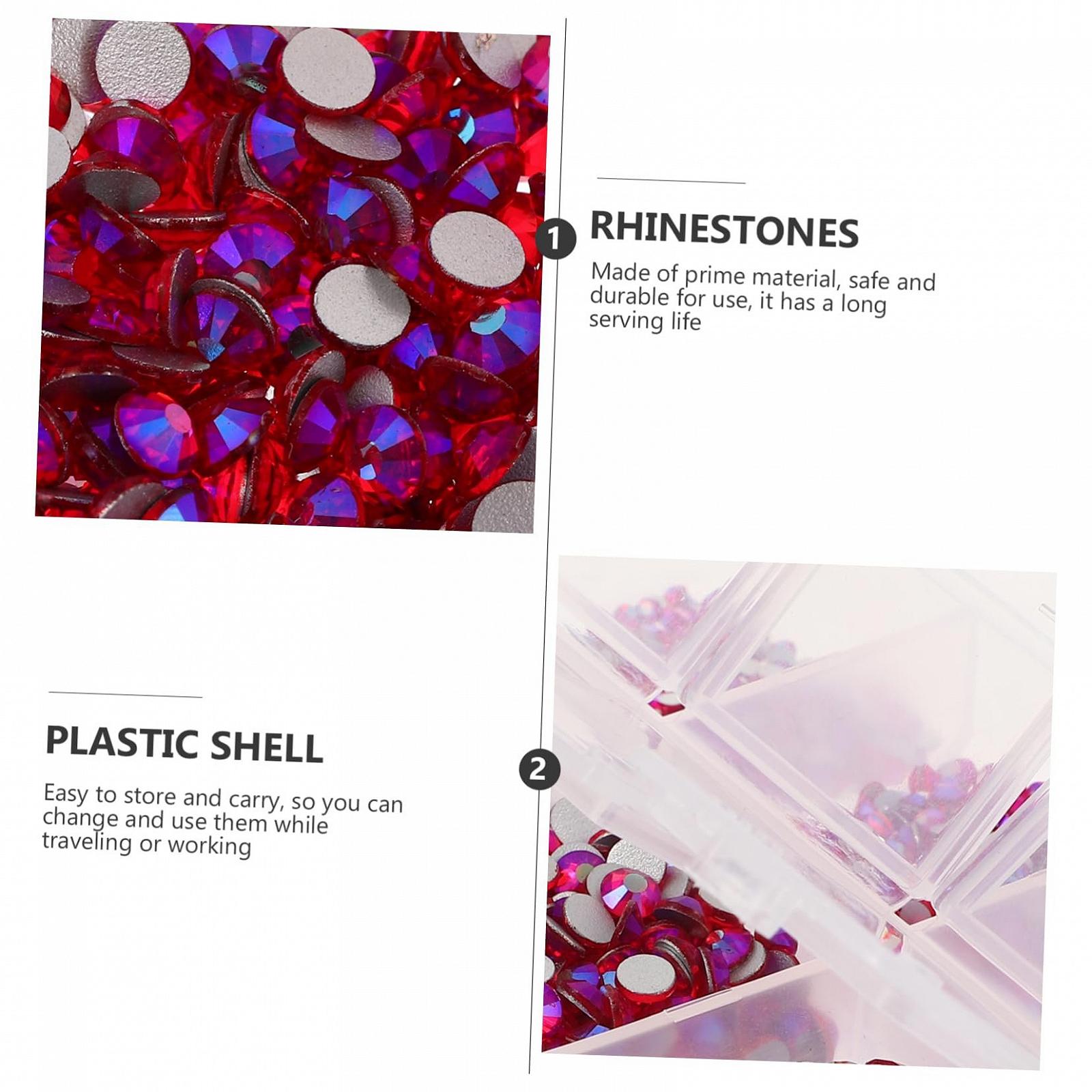 Стрази Плоскі Healeved 2 коробки Аксесуари для нігтів, фото №7