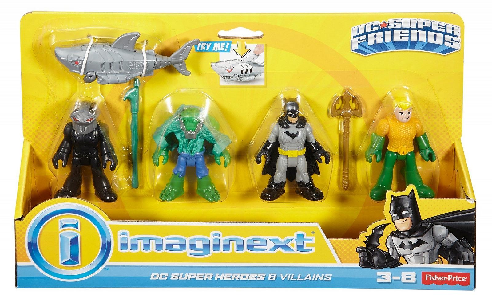 Фигурки Batman и Aquaman Imaginext DC Super Friends Heroes and Villains, фото №5
