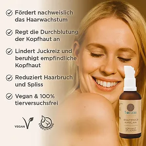 Масло для кожи головы против перхоти и для роста волос с 14 аюрведическими травами из Гималаев и розмарином synthetic.ua - Фото 1